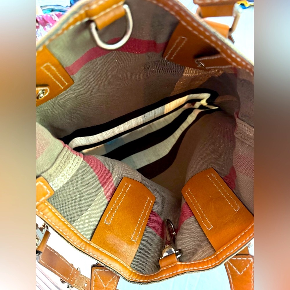 Burberry Multicolor Check Crossbody Bag - Picture 4 of 6